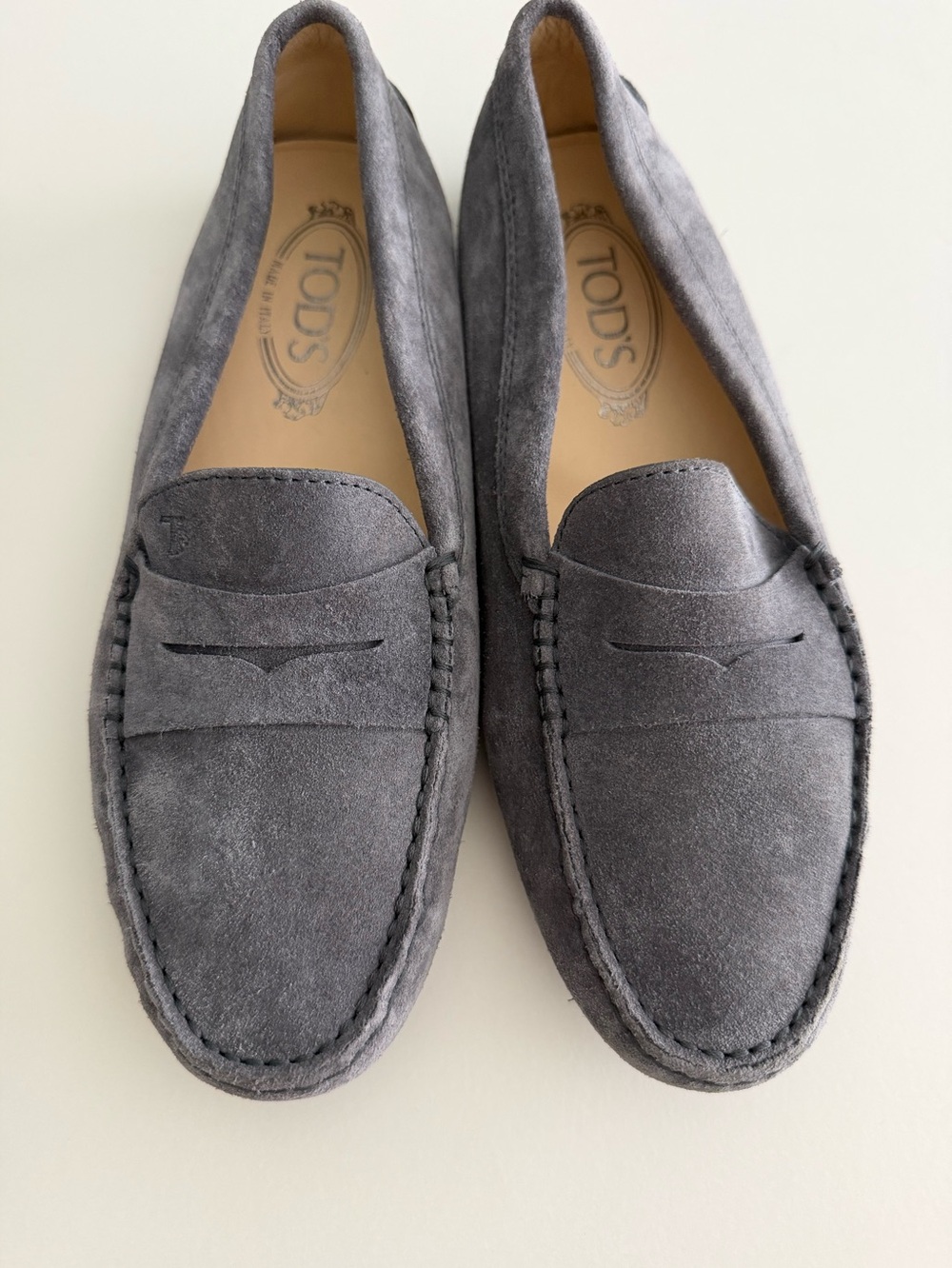 TODS Gommino suede loafers Size 39.5 - Picture 3 of 9